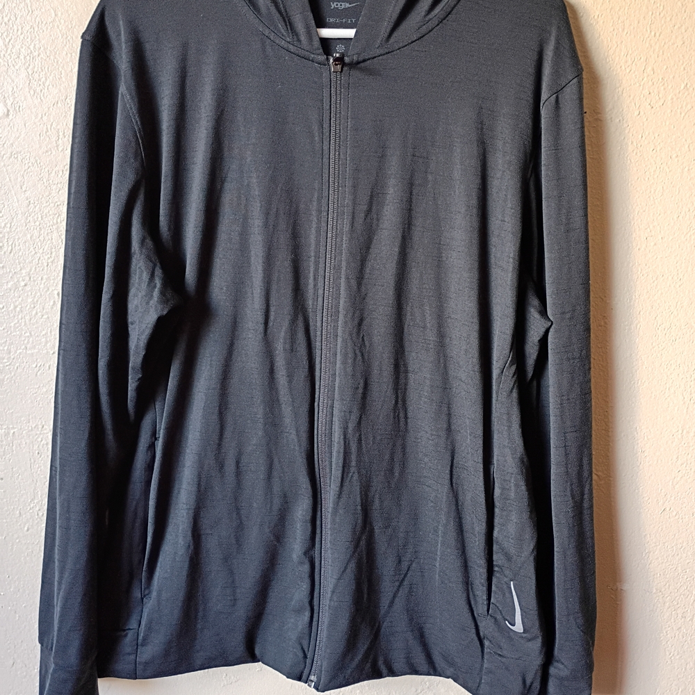 Nike Black Zip Up Sweater